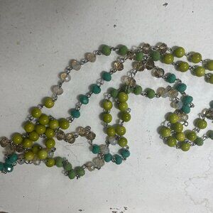 Long Vintage Beaded Necklace